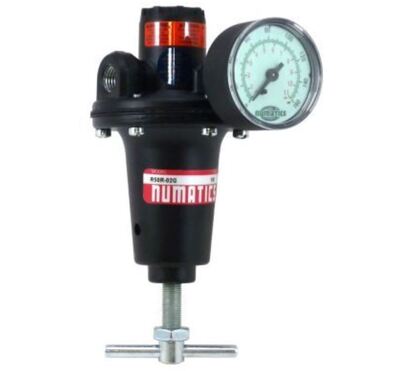 R50RG03G NUMATICS/AVENTICS HIGHFLOW REGULATOR<BR>50 SERIES 3/8" G 0-125PSI, GAUGE